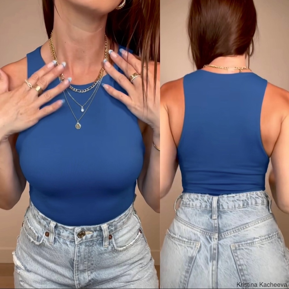❌SOLD❌ (Unworn) ReoRia Seamless Bodysuit Tank Top - Picture 12 of 12